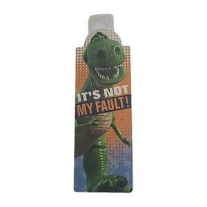 2010 Toy Story 3 T Rex Bookmark Magnetic Magnet Not My Fault UK Called If, #6805